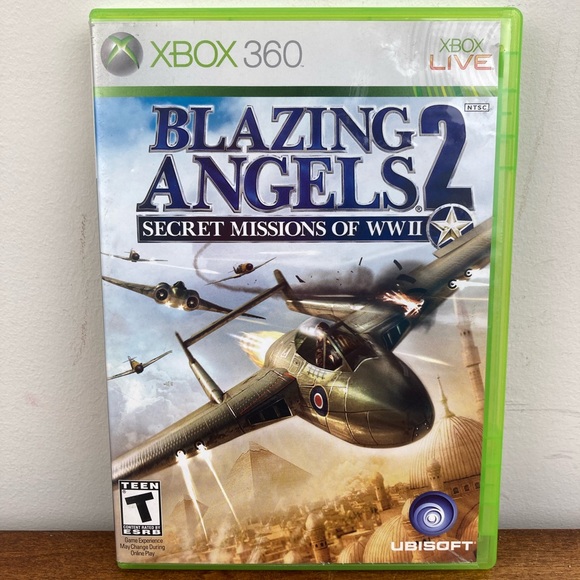 Blazing Angels 2: Secret Missions of WWII (Microsoft Xbox 360) GAME  No Manual - Picture 1 of 9
